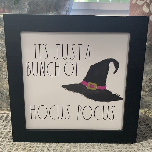 Rae Dunn ITS JUST A BUNCH OF HOCUS POCUS Sign